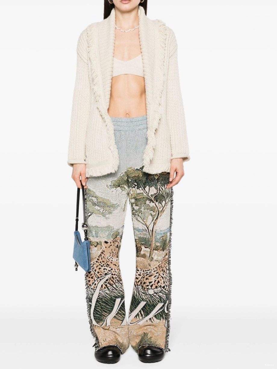 Affordable cardigan Alanui Finest fringe-edge Women 0816